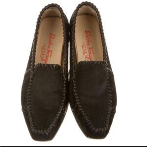 Salvatore Ferragamo Black Loafers